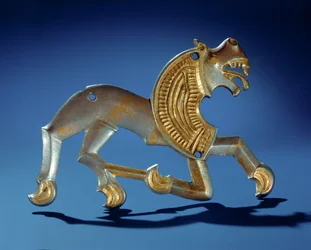 Löwe, 6.-7. Jahrhundert v. Chr. (versilbert)